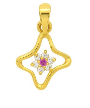 Womens Star Gold Pendant