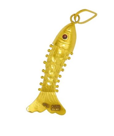 Fish Gold Pendant