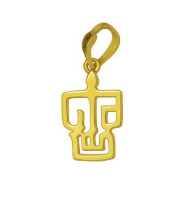 OM Gold Pendant