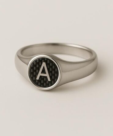 Initial Signet Rings