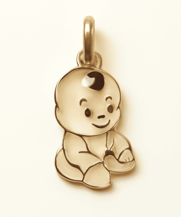 Baby Pendant Silver Charm