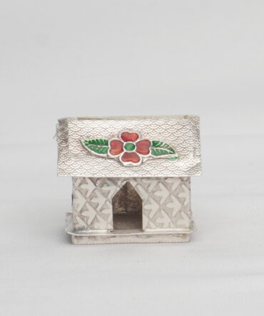 Silver Decorative Miniature House
