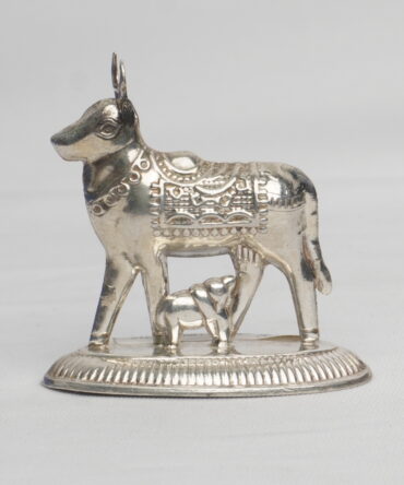 Silver Kamadhenu Idol