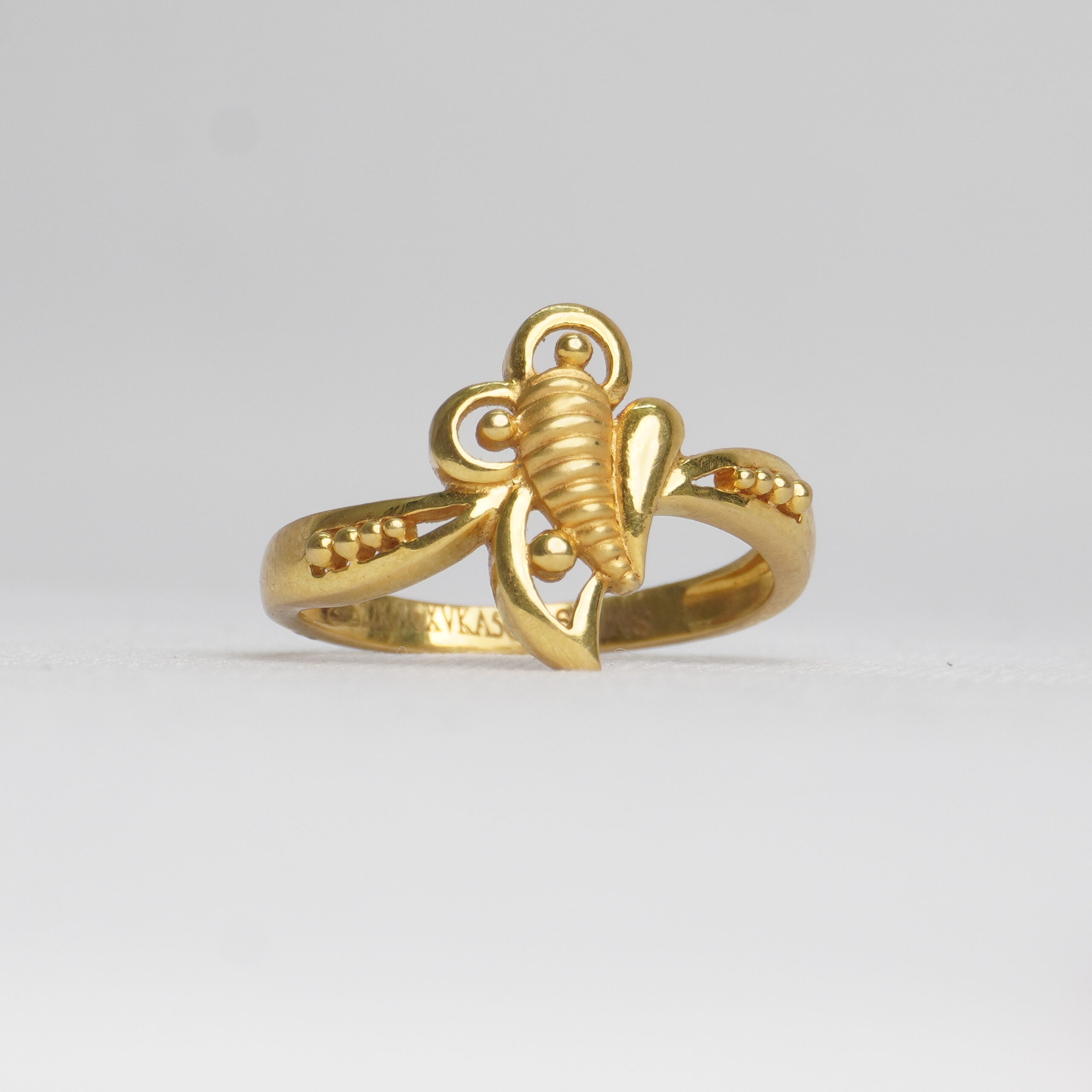 Butterfly Inspired Gold Ring