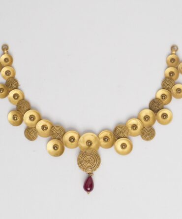 Royal Coin Drop Necklace