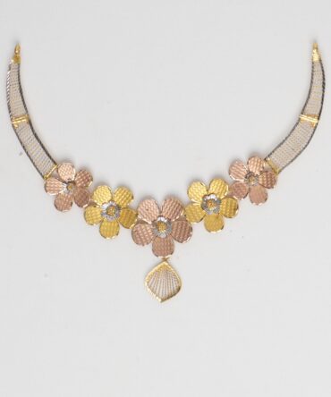 Dusky Petals Designer Necklace