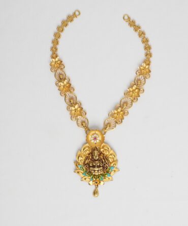 Floral Lakshmi Heritage Necklace