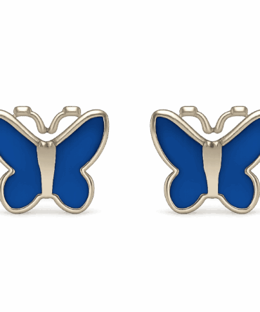 Azure Flutter Studs