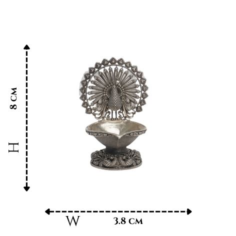 Antique Peacock Lamp - Image 2