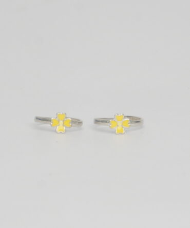 Flower Enamel Toe Ring