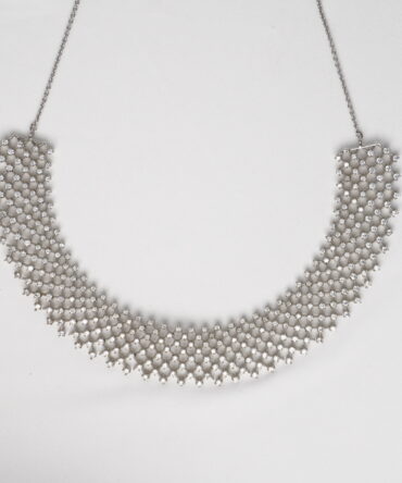 Diamond Cut Mesh Necklace